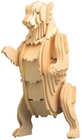 Мир деревянной игрушки Сборная модель "Гризли"