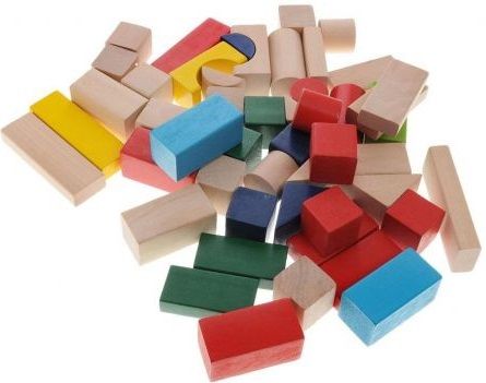 Мир деревянной игрушки Конструктор-сортер 50 деталей