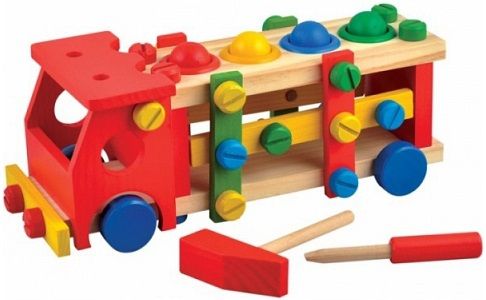 Мир деревянной игрушки Конструктор "Машина"