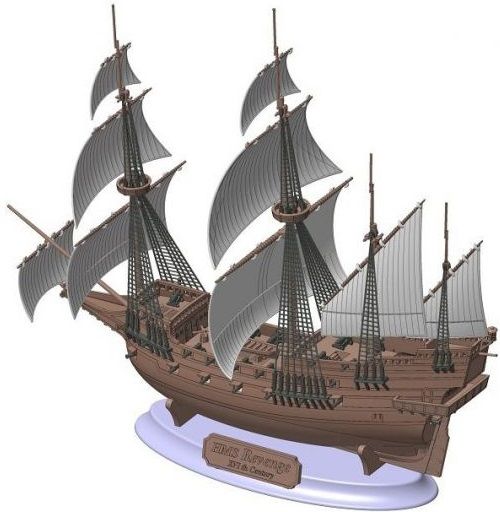 Звезда Сборная модель корабля "Ревендж"