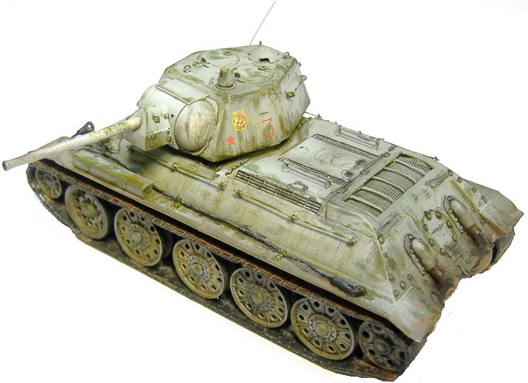 Звезда Склеиваемая модель танка "Т-34/76"
