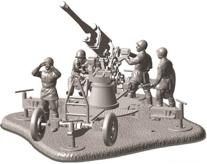 Звезда Сборная модель "Советское 85-мм зенитное орудие"