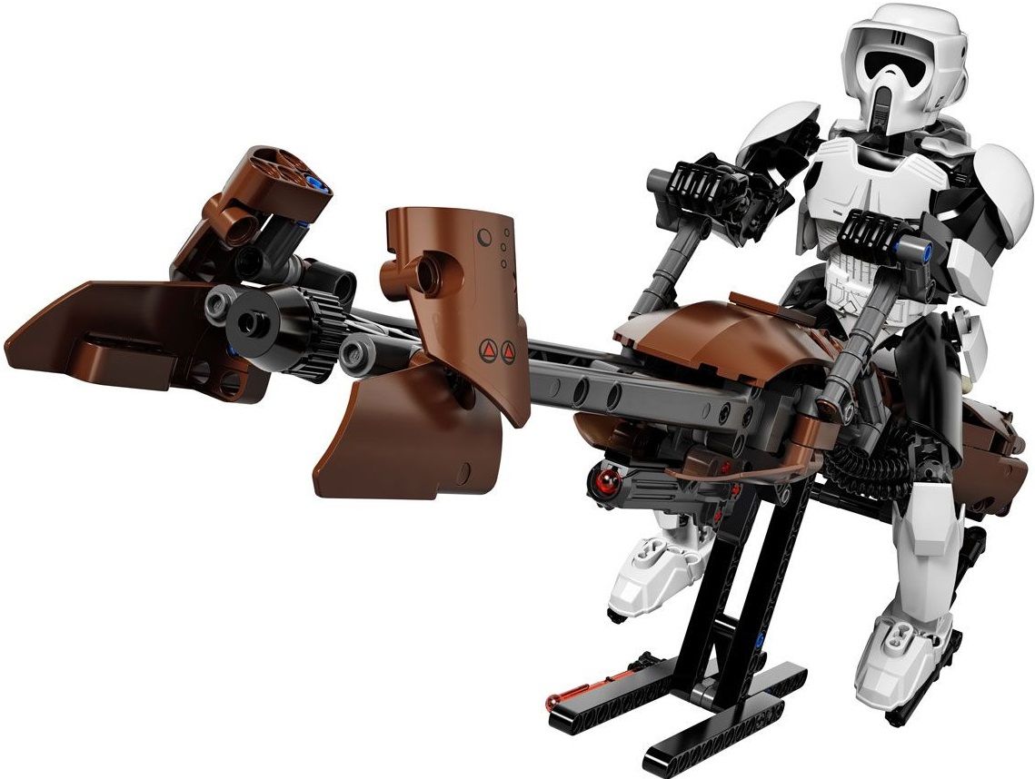 Lego Конструктор Star Wars "Штурмовик-разведчик на спидере", 452 детали
