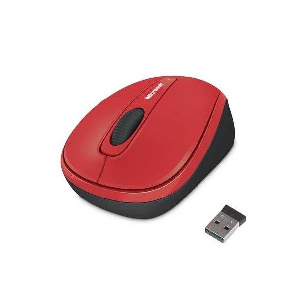 Microsoft  USB Optical WRL Mobile 3500 Flame red 