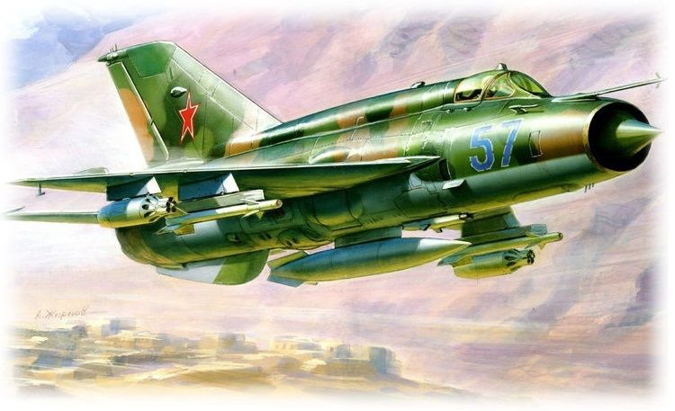 Звезда Сборная модель "Советский истребитель МиГ-21БИС"