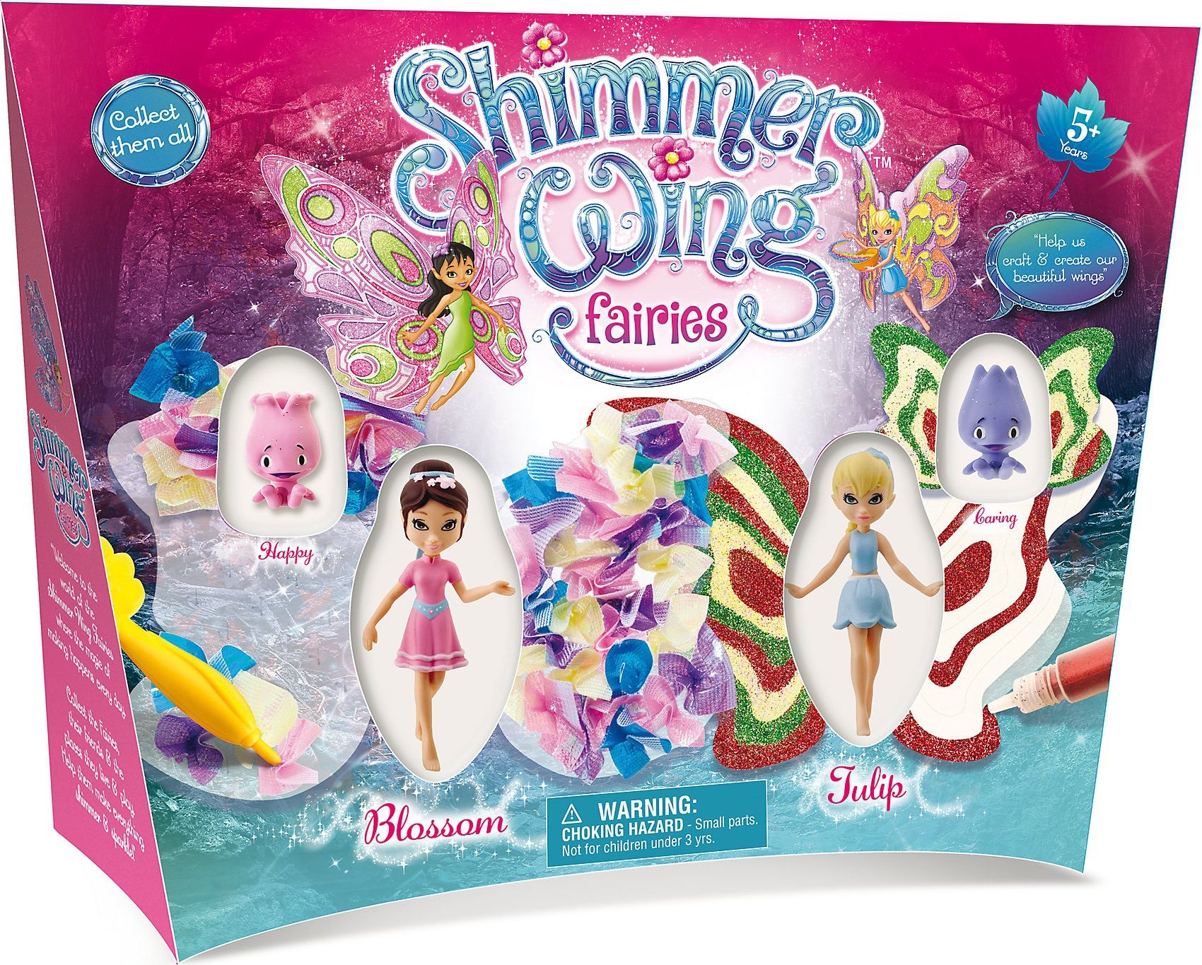 Shimmer Wing Игровой набор с мини-куклой "Букетик и Тюльпан"