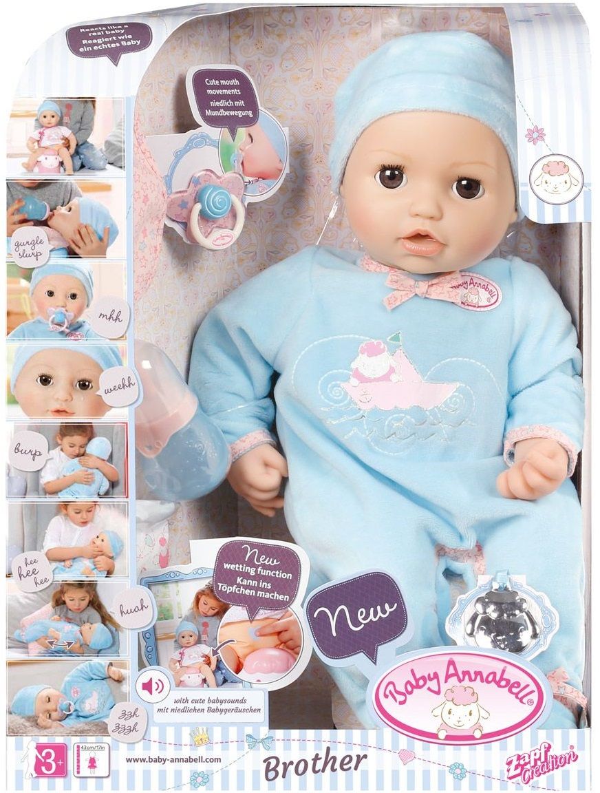 Zapf Creation Кукла Baby Annabell "Пупс-мальчик"