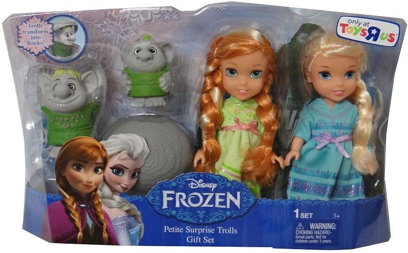 Disney Princess Игровой набор с мини-куклами "Холодное Сердце. Эльза, Анна и тролли"