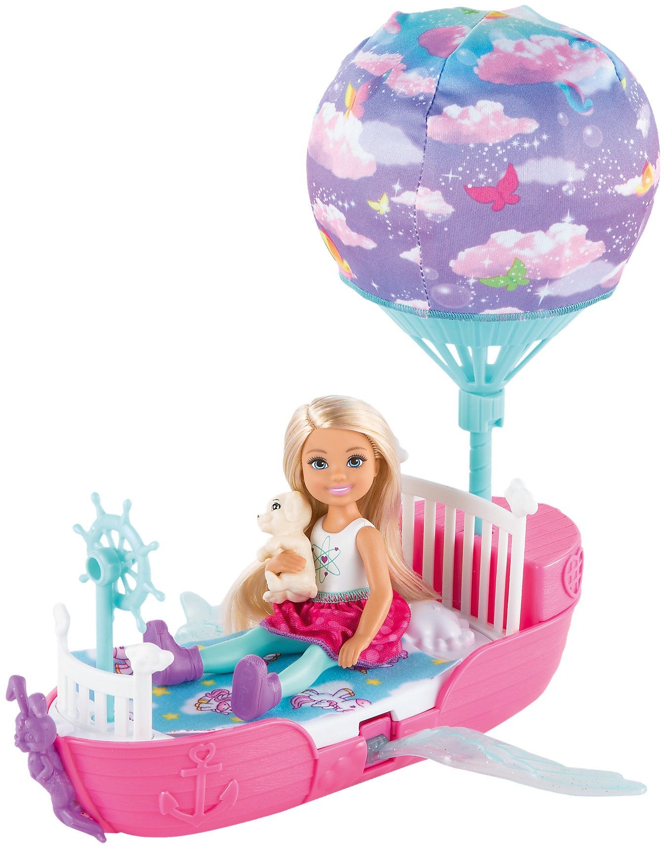 Mattel Игровой набор Barbie "Кукла Челси с кроваткой"