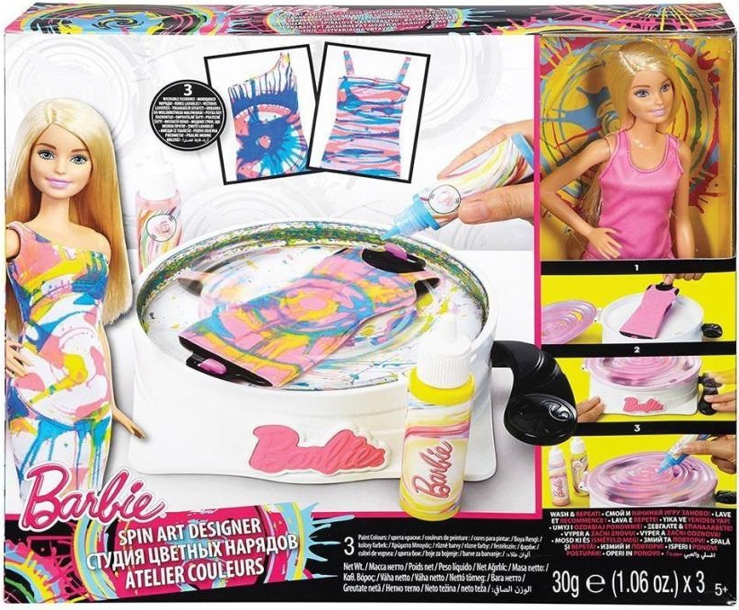Mattel Набор для создания цветных нарядов и кукла Barbie