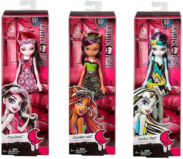 Mattel Кукла Monster High "Пижамная вечеринка"