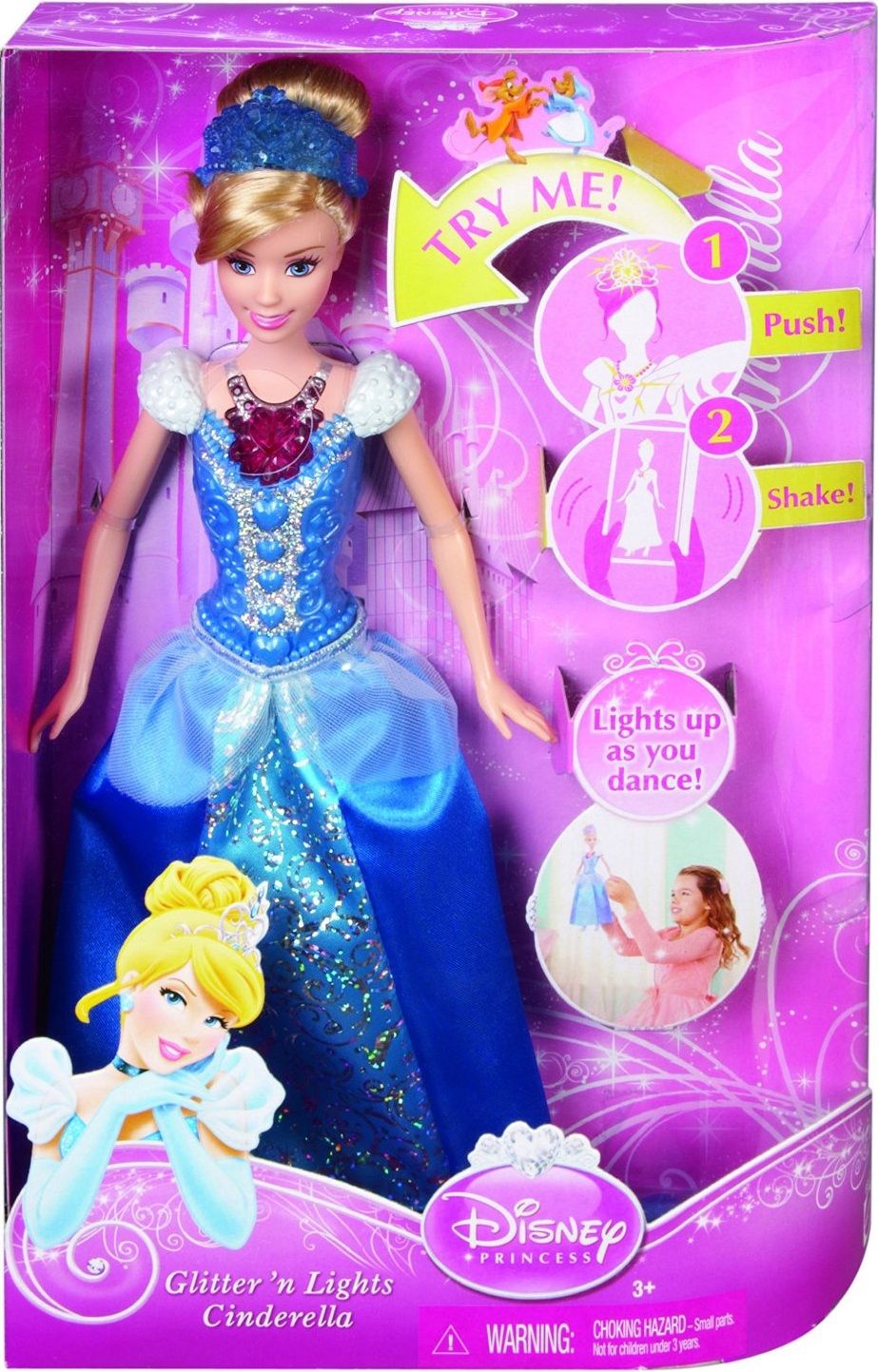 Sparkling princess cinderella doll new arrivals