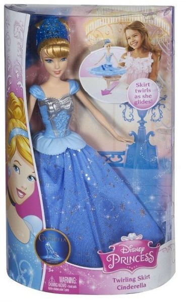 Disney Кукла Принцесса "Золушка" с развевающейся юбкой