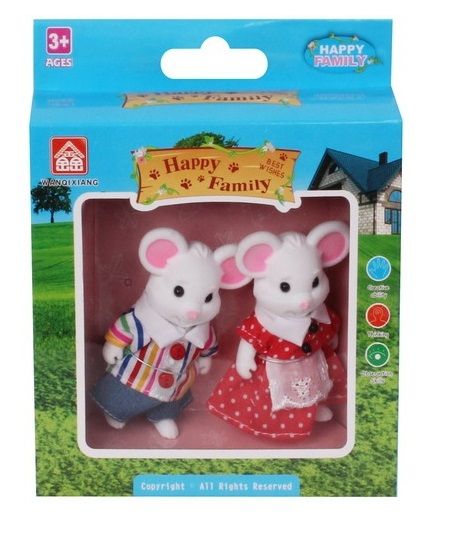 S+S Toys Игровой набор "Happy Family" Мышки (2 фигурки )