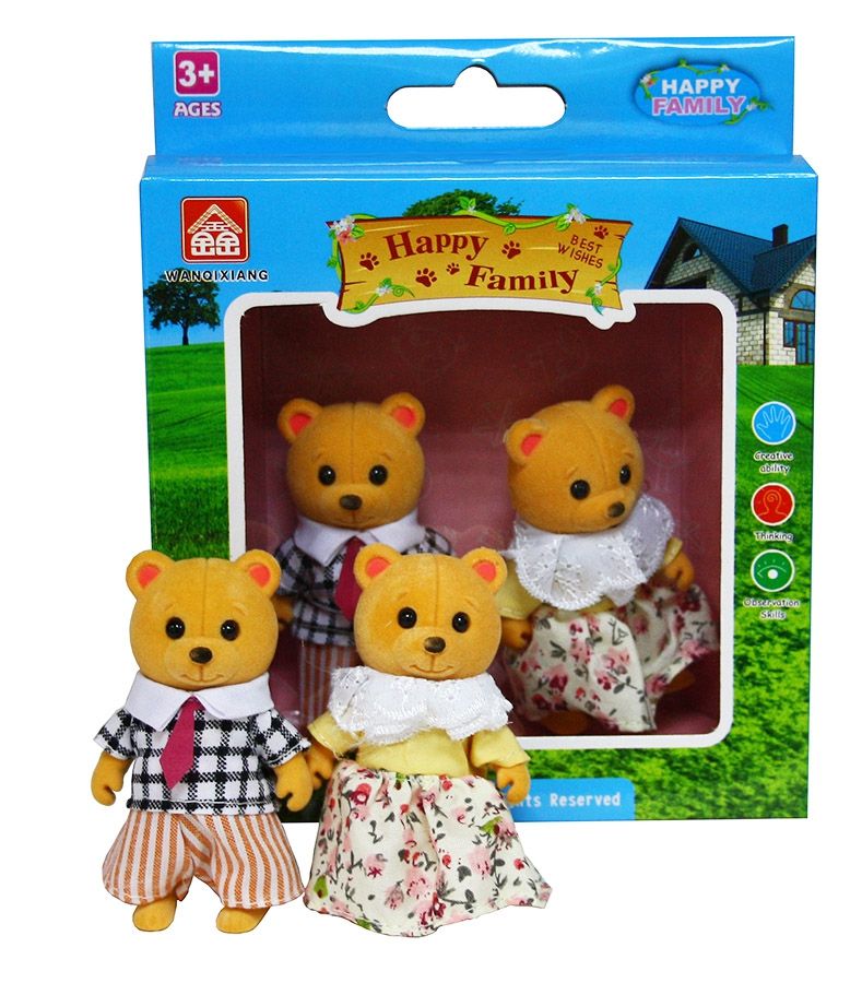 S+S Toys Игровой набор "Happy Family" Мишки (2 фигурки)