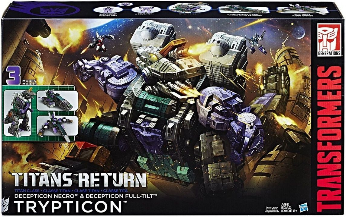 Hasbro Transformers "Decepticon Necro & Decepticon Full-Tilt Trypticon" (Трансформеры Дженерейшнс: Триптикон)