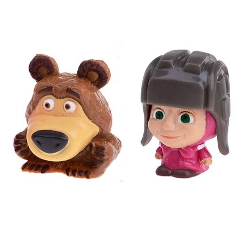 1 TOY Игрушка-мялка  "Маша и медведь" 