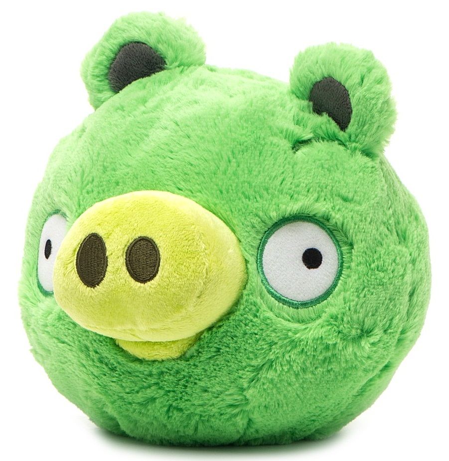 angry birds construction pig plush