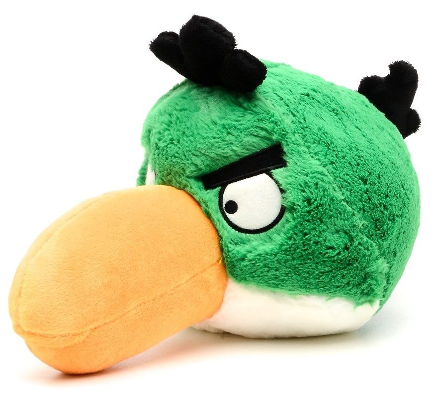 Angry Birds Мягкая игрушка "Зеленая птица". Цена 530руб. Купить в СПБ в ...