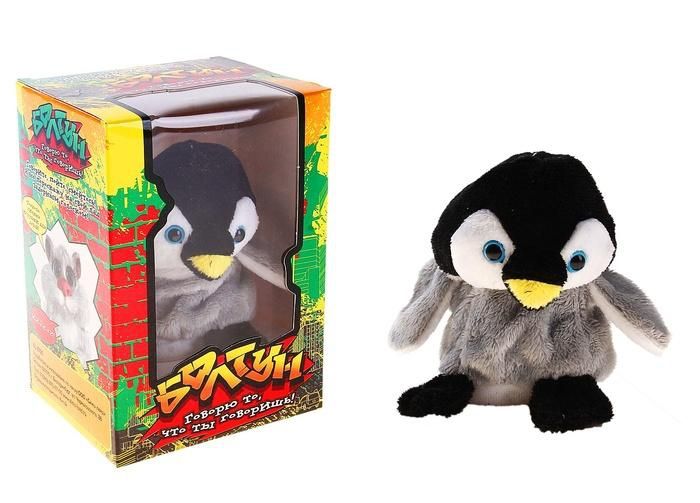Сима-Ленд Мягкая игрушка Болтун "Пингвинчик", повторяшка