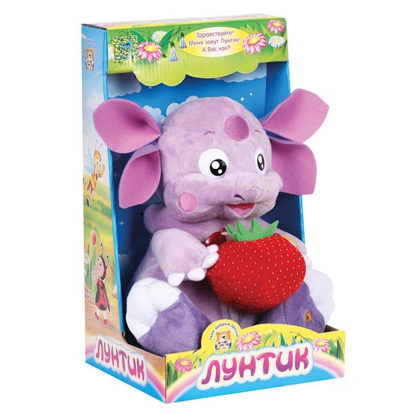 Мульти-Пульти Мягкая игрушка "Лунтик", с клубничкой