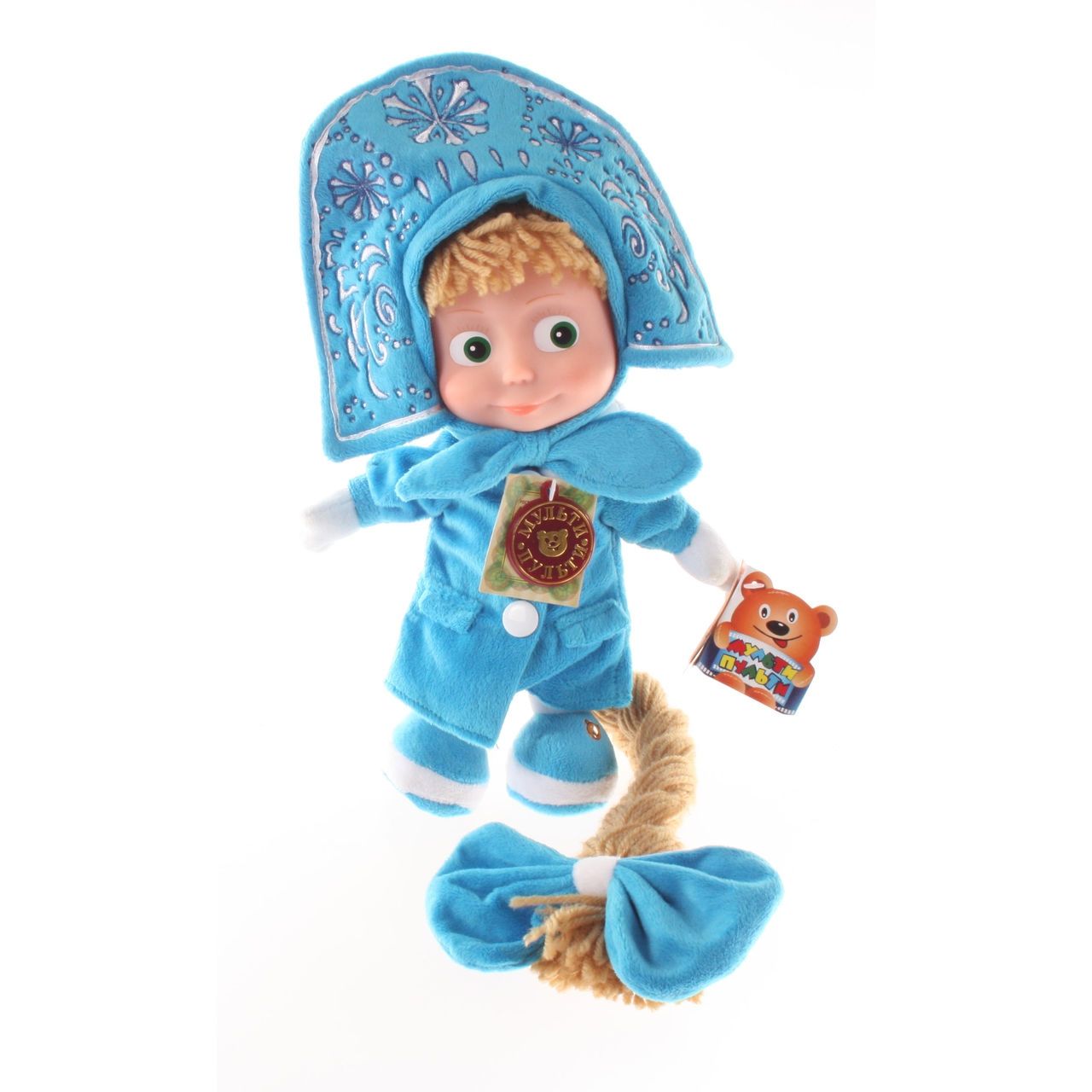 Мульти-Пульти Мягкая игрушка "Маша и медведь. Маша-снегурочка"