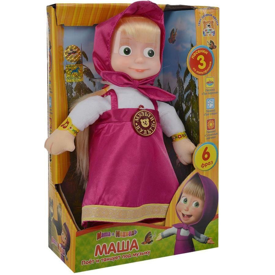 Мульти-Пульти Мягкая игрушка "Маша и Медведь. Маша", танцует
