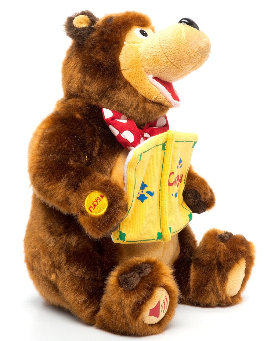 Мульти-Пульти Мягкая игрушка "Маша и Медведь. Мишка", рассказывает сказки