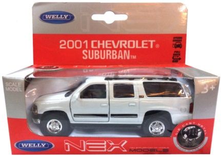 Welly Модель машины "Chevrolet Suburban 2001"