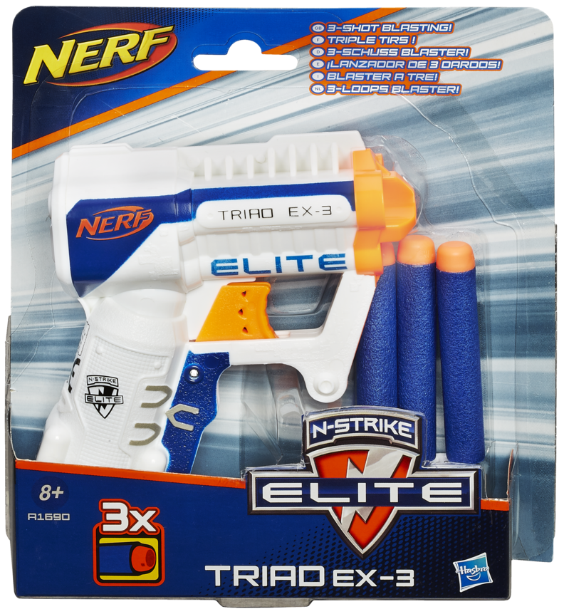Hasbro Бластер Nerf "Элит Триад"