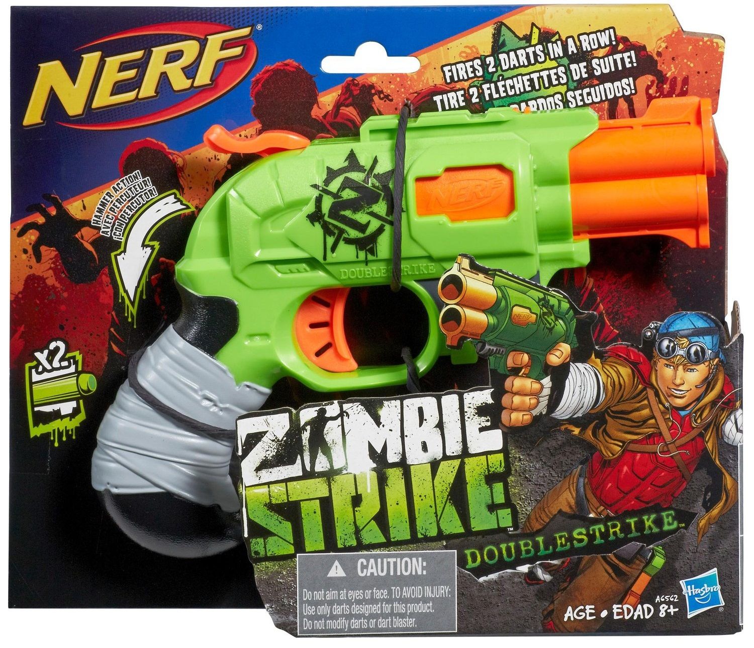 Hasbro Бластер Nerf "Зомби Страйк Двойная атака"