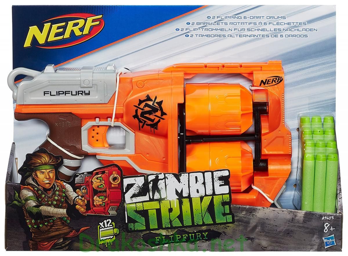 Hasbro Бластер Nerf "Зомби Страйк Переворот"