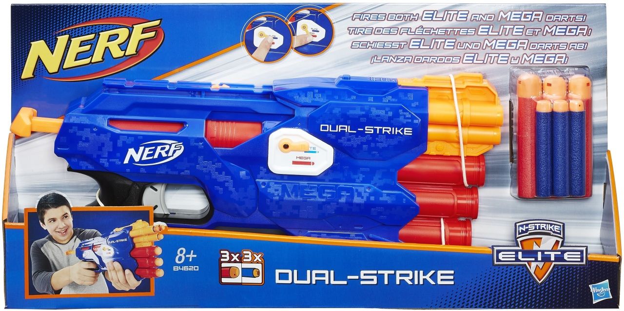 Hasbro Бластер Nerf "Элит Двойной выстрел"