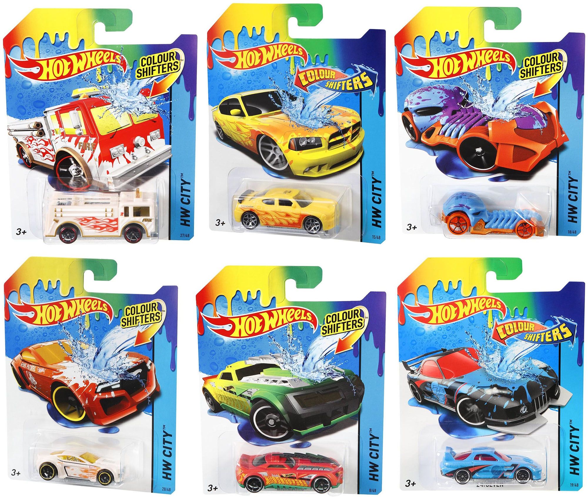 Mattel Машинки "Color Shifters" (в ассортименте)