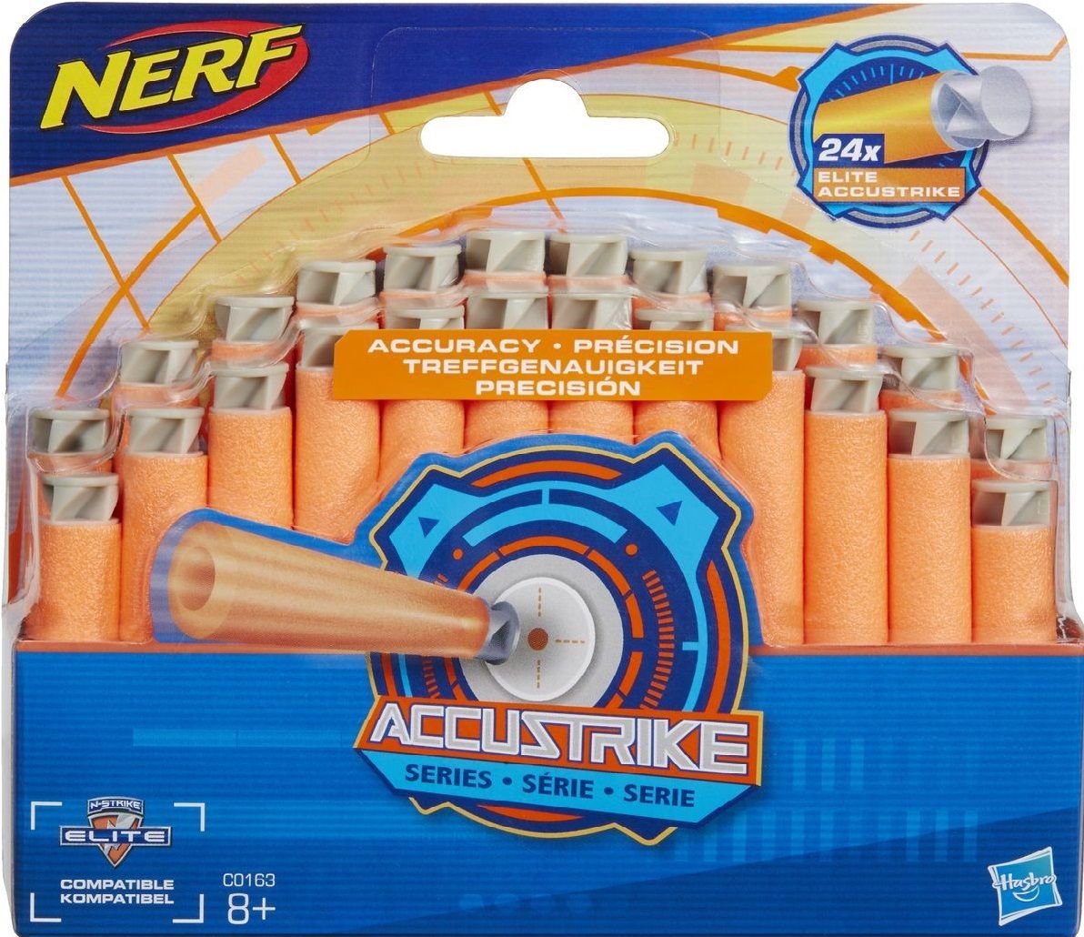 Hasbro Комплект стрел Nerf "Аккустрайк", 12 шт.