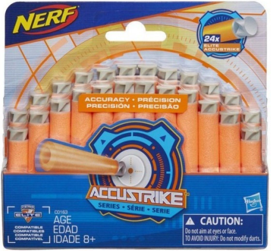 Hasbro Комплект стрел Nerf "Аккустрайк", 24 шт.