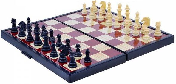 1 TOY Набор настольных игр 3 в 1 (шахматы, шашки, нарды)