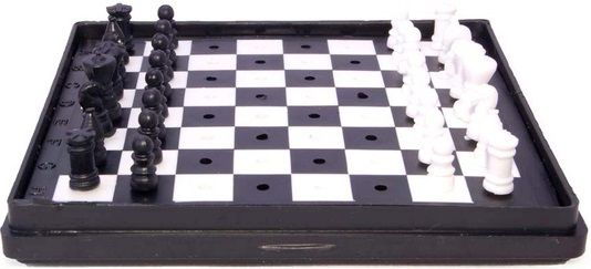 Плэйдорадо Настольная игра 2 в 1 (Шашки, шахматы)