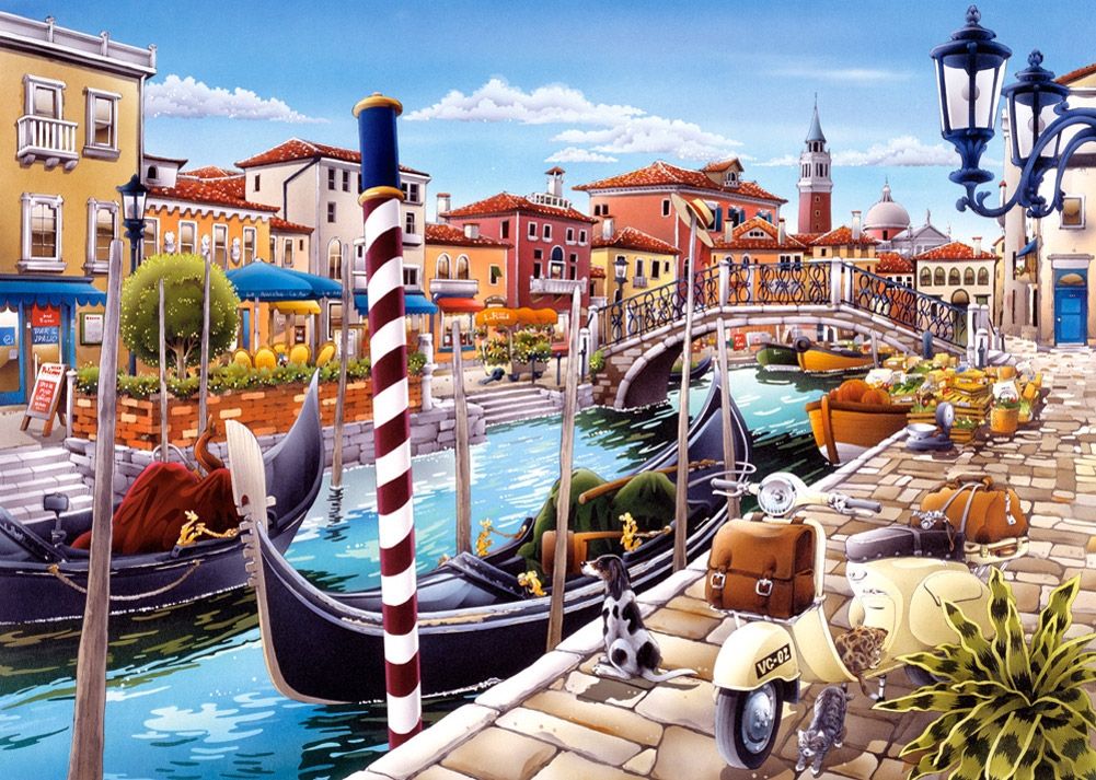 Castorland Пазл "Венецианский канал"