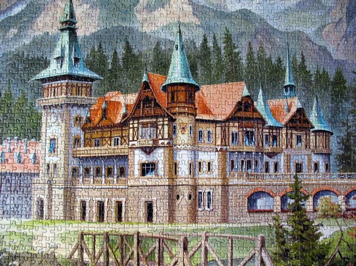 Castorland Пазл "Замок у подножия гор"