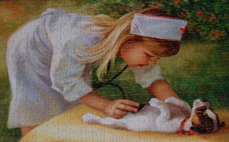 Castorland Пазл "Маленькая медсестра"