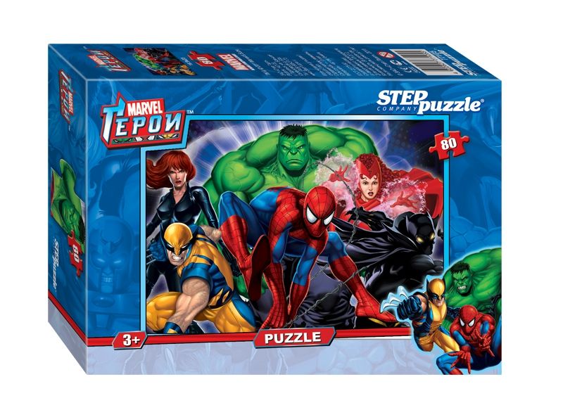 Step Puzzle Пазл "Герои", Marvel