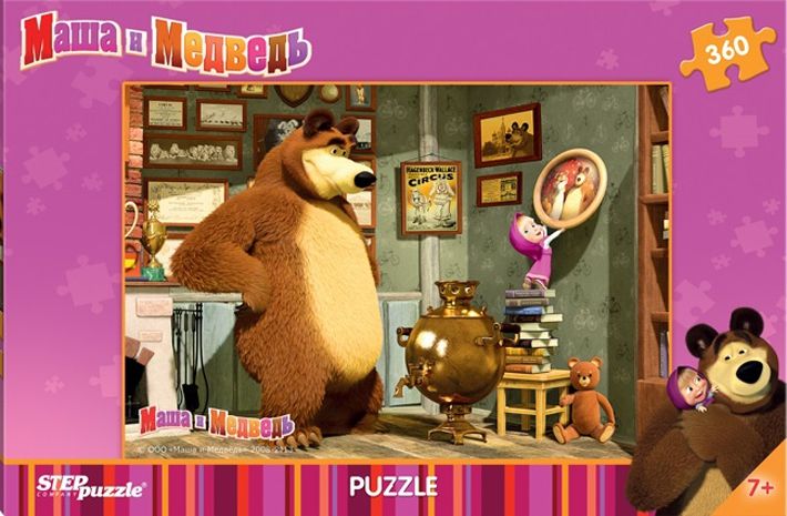 Step Puzzle Пазл "Маша и Медведь"