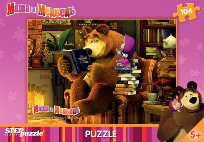 Step Puzzle Пазл "Маша и Медведь" 
