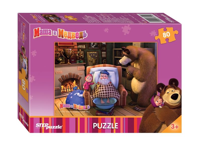 Step Puzzle Пазл "Маша и Медведь"