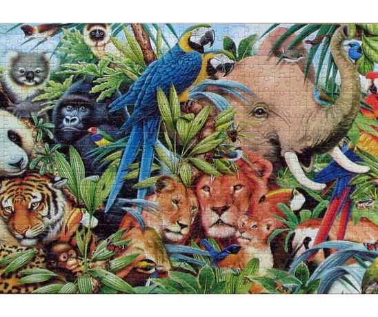 Step Puzzle Пазл "Мир животных", Панорама 