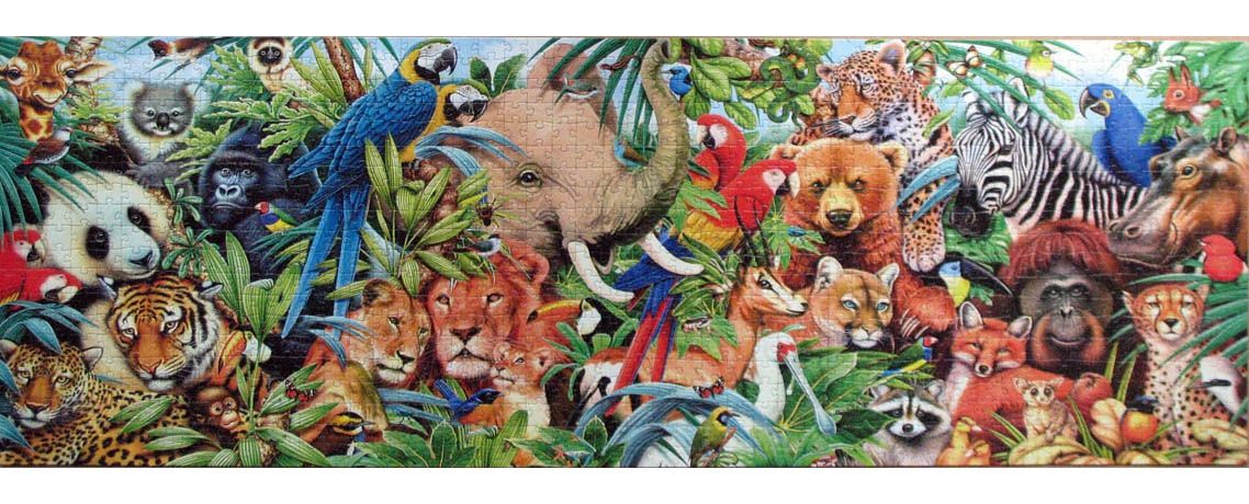 Step Puzzle Пазл "Мир животных", Панорама 