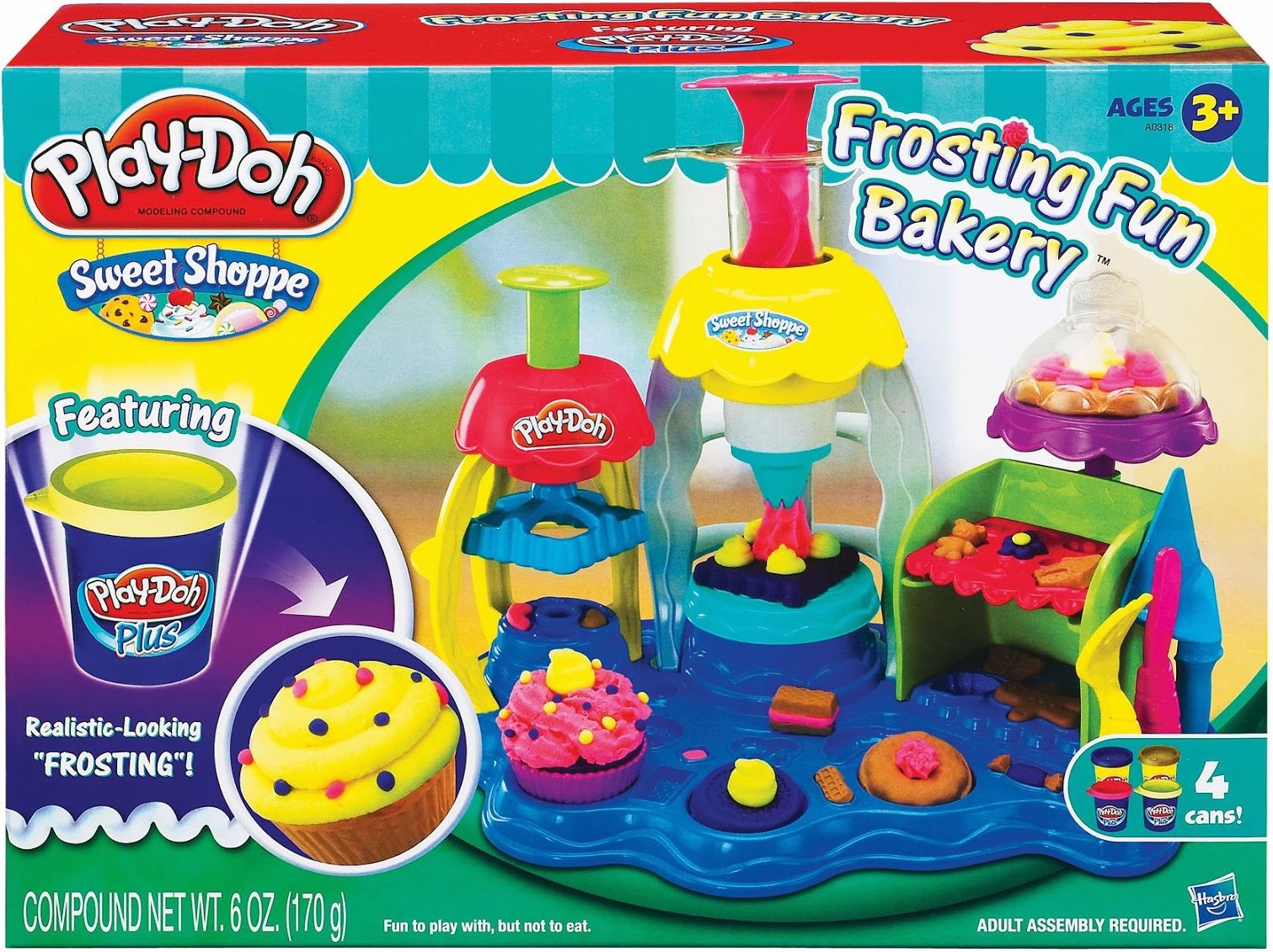 Hasbro Набор пластилина Play-Doh "Фабрика пирожных" (Sweet Shoppe)