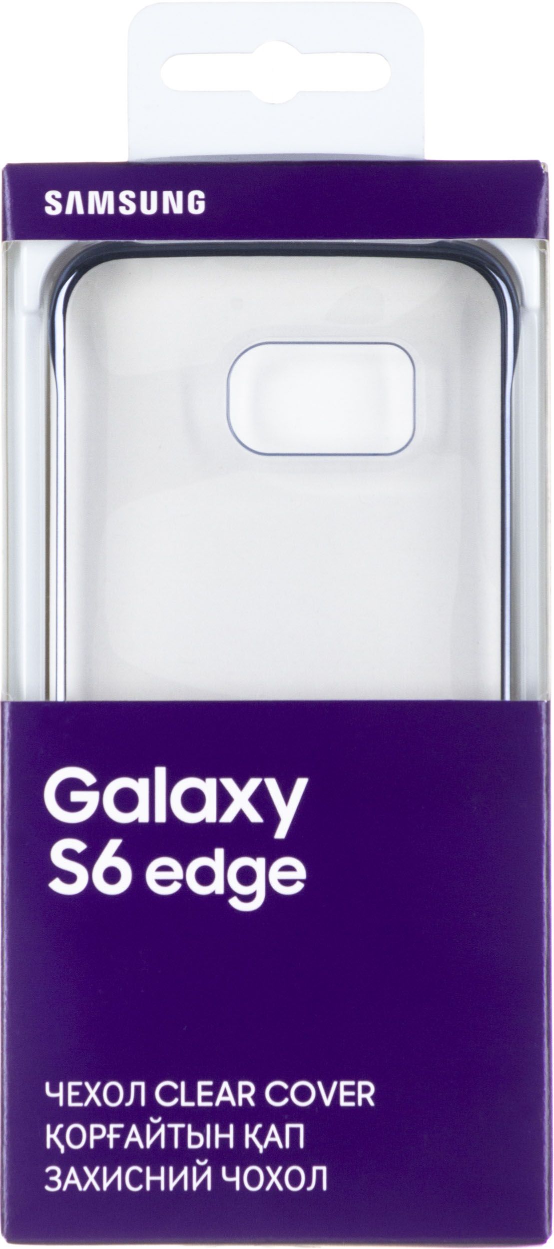 Samsung Накладка Protective Cover Clear для Samsung Galaxy S6 Edge SM-G925 (пластик)