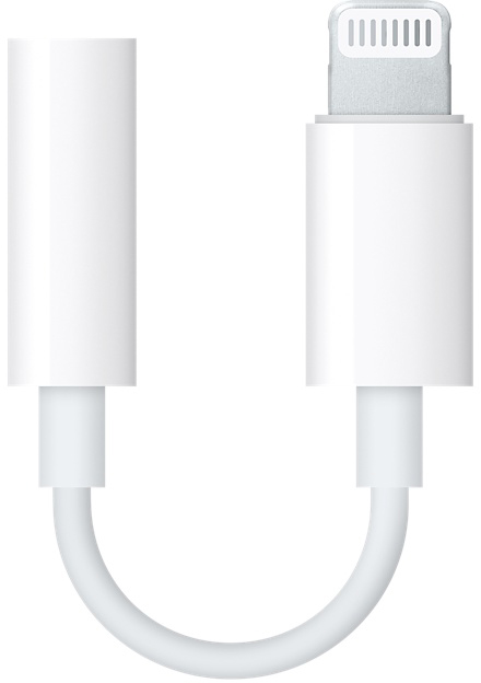 Apple Адаптер Lightning - mini jack 3.5 (MMX62ZM/A)